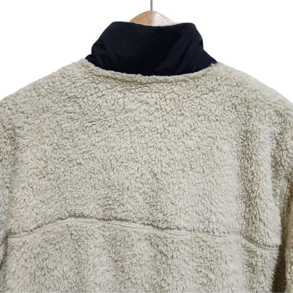 Zyia Womens Sherpa Teddy Jacket Cream 1/4 Zip Pocket Size Small Active Outdoor - Picture 6 of 12